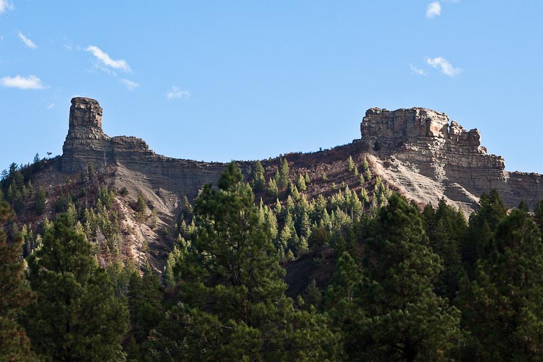 Chimney Rock and Companion Rock, Colorado