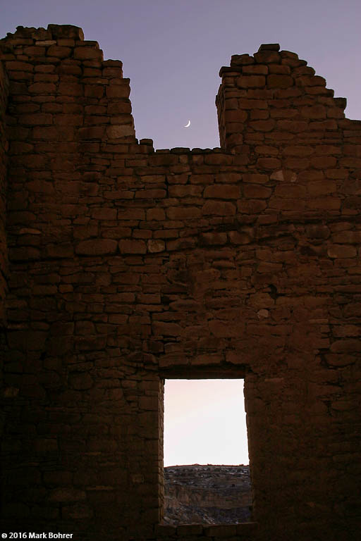 Moonrise, Kin Kletso, Chaco Canyon - Chaco Culture National Historical Park