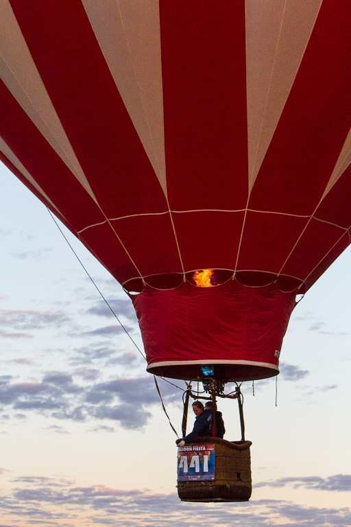 Ascension and burn - Albuquerque International Balloon Fiesta
