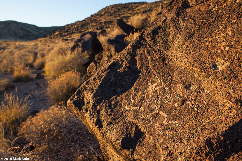 Sunset squiggles, Petroglyph National Monument
