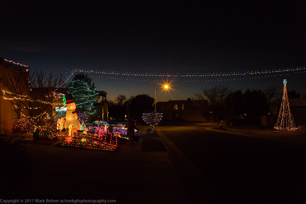 Christmas lights, Albuquerque, New Mexico
