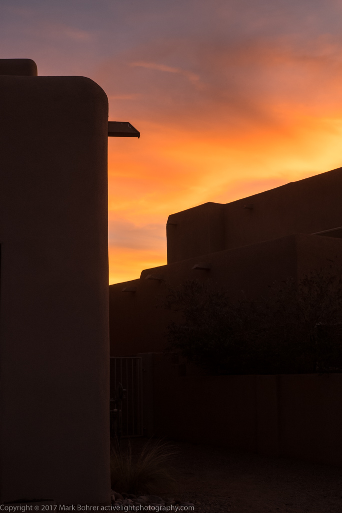 After-sunset light, Albuquerque, New Mexico