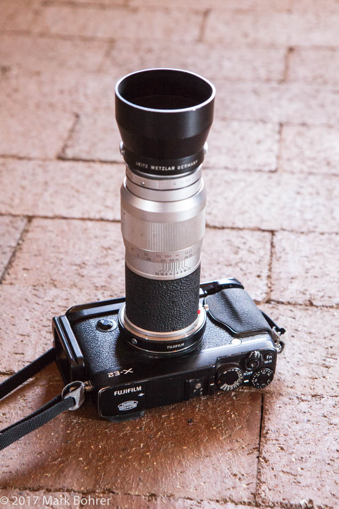 Leica 135mm f/4 Elmar on Fuji X-E2