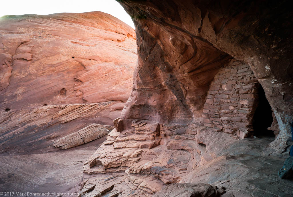 1,000-year-old desert shelter near Monument Valley, Utah