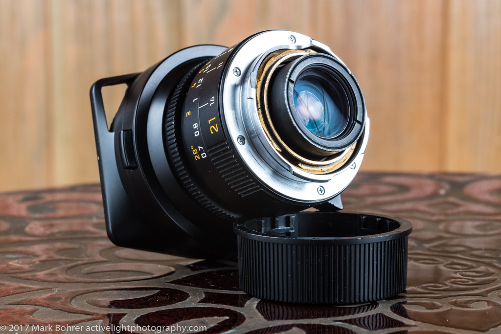 28mm f/2.8 Elmarit-M ASPH lens, back view