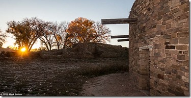 Great Kiva sunstar, Aztec Ruins Natuional Monument