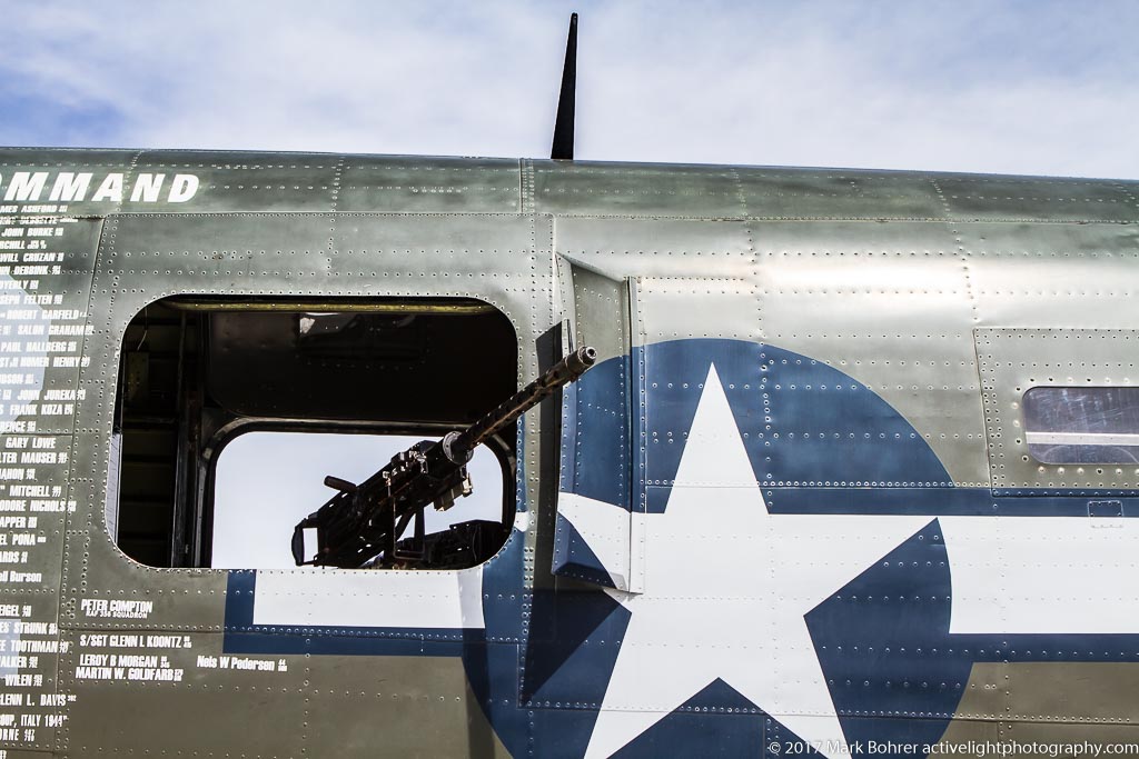 B-24J waist gun - very exposed