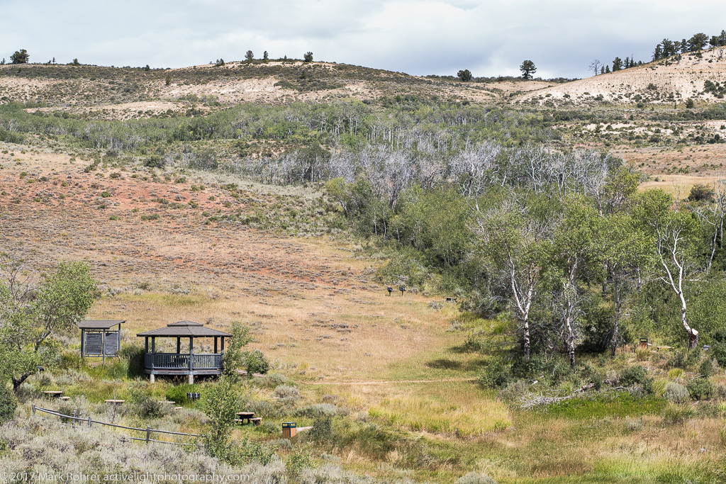 Picnic gazebo, Fossil Butte National Monument