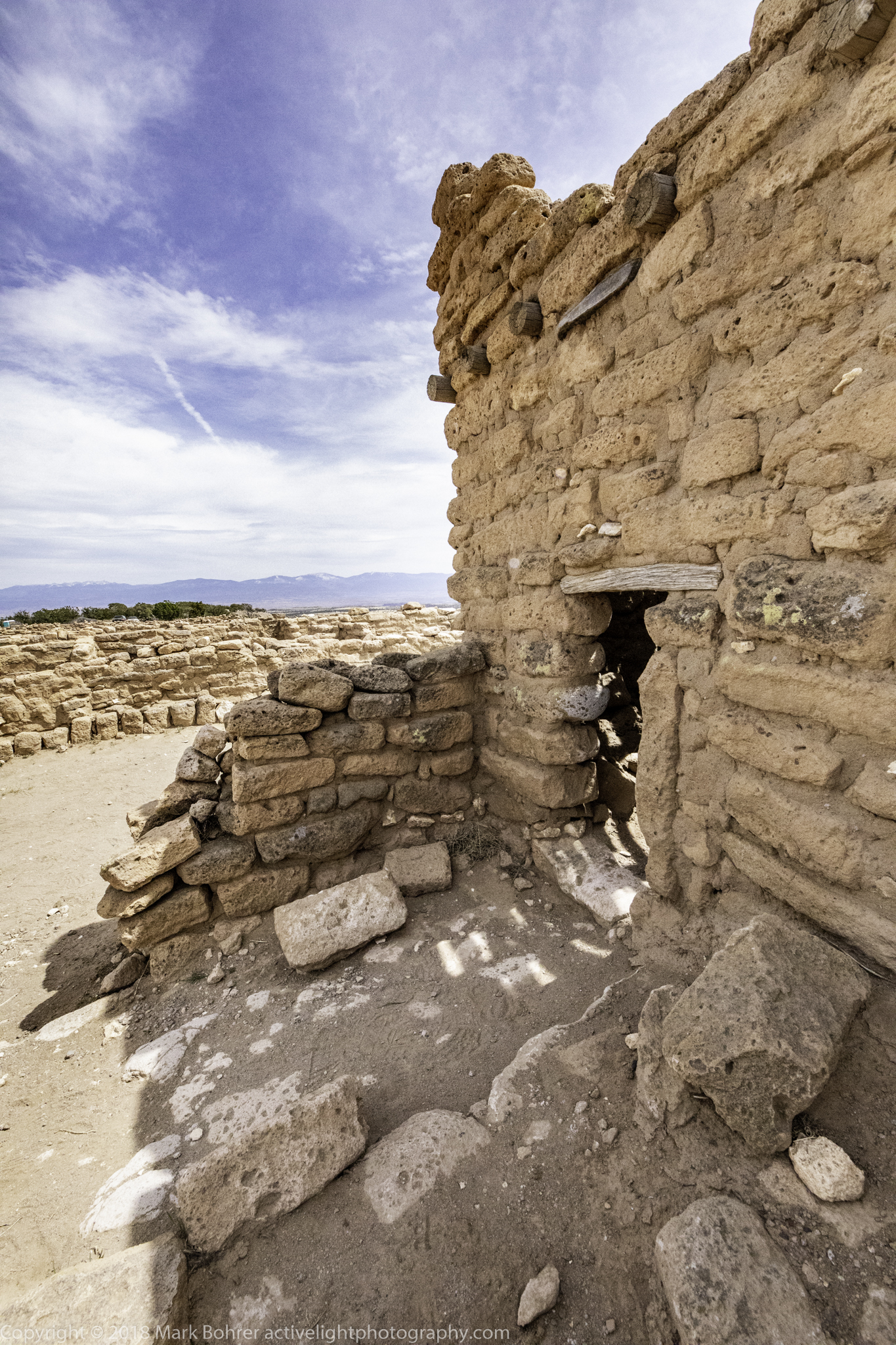 Puye's restored mesa-top ruins