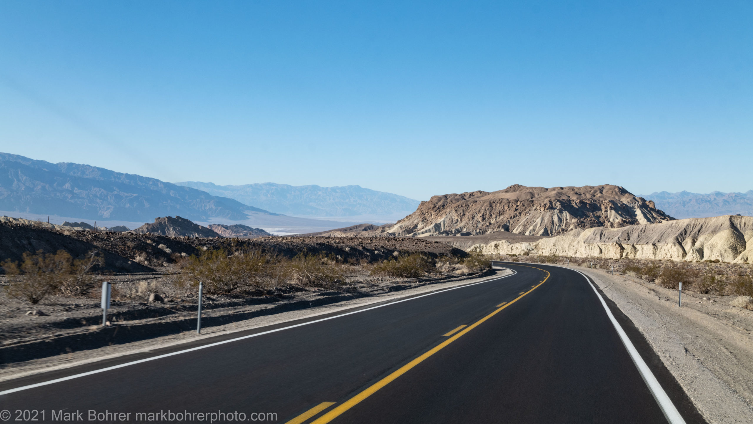 The paved ride was easy - Death Valley