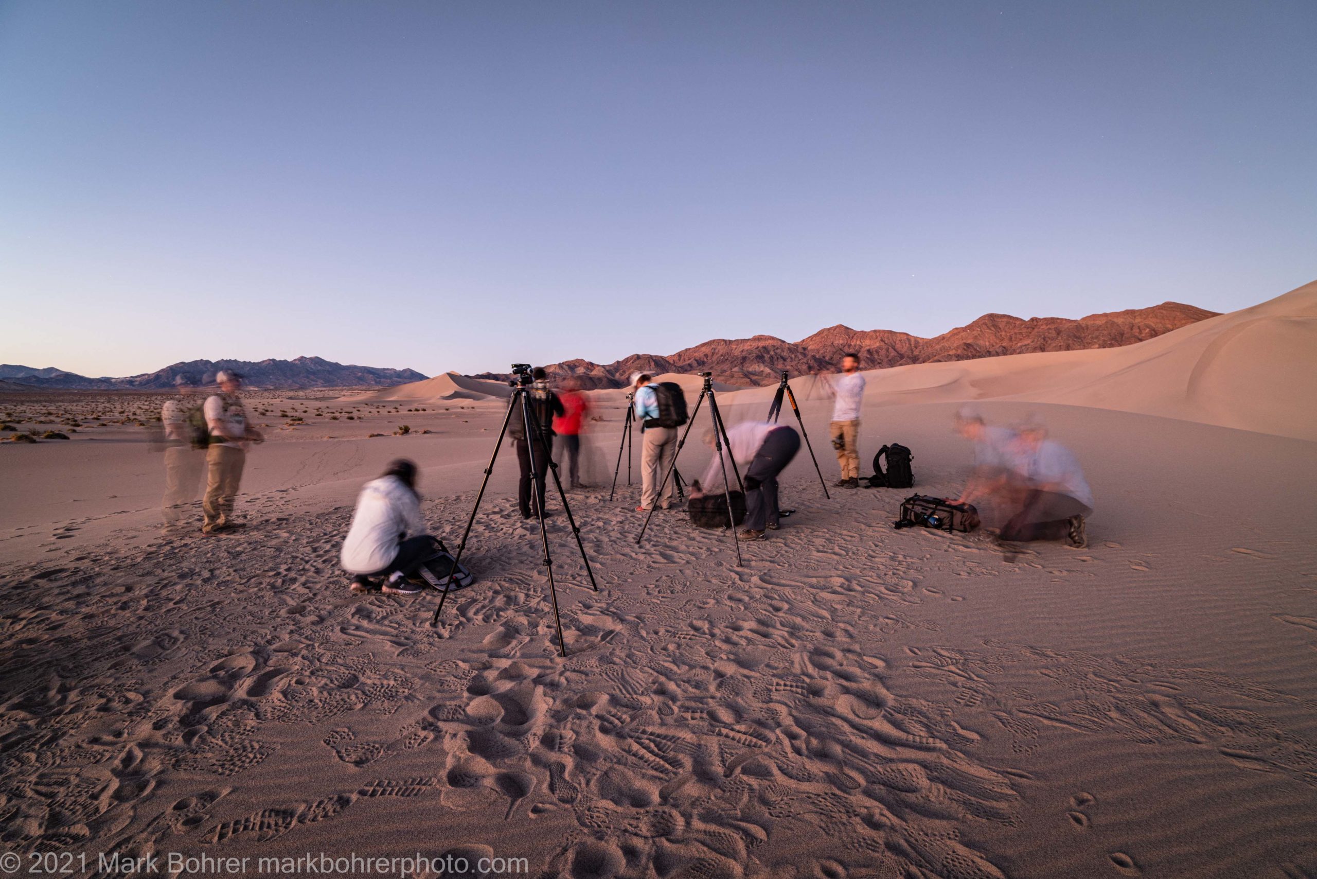 Time to pack up - Death Valley Ibex Dunes
